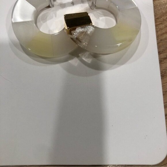 J. Crew Made-in-Italy mixed acetate hoop earrings - Picture 6 of 7